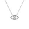 Eye Round Diamond Pendant