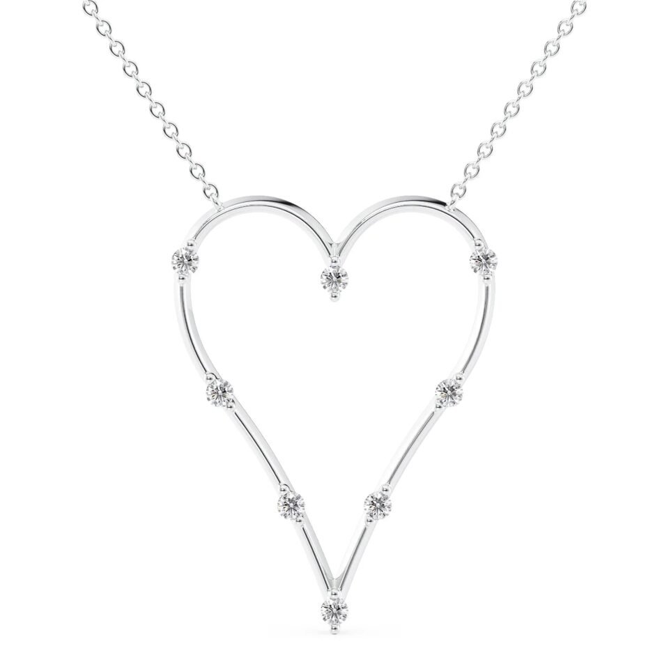 Far-off Heart Necklace