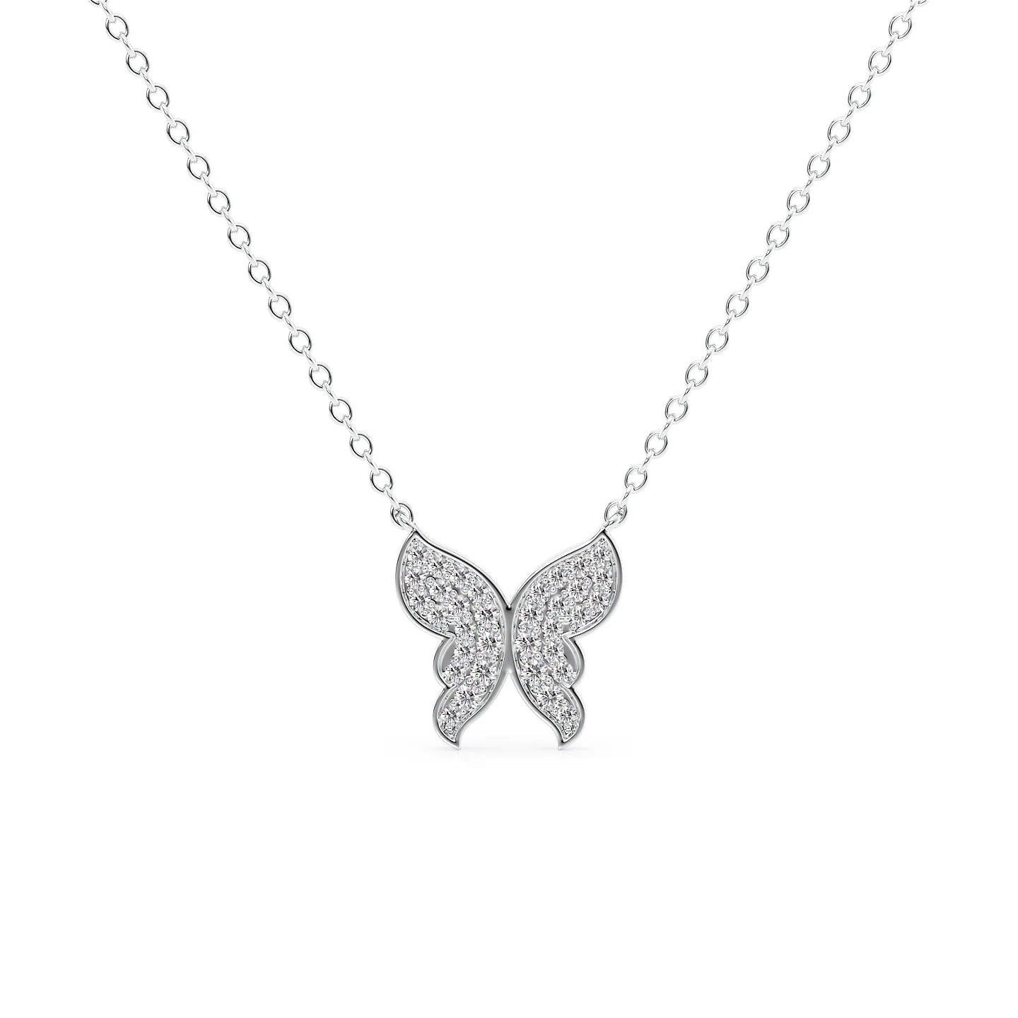 Butterfly Round Necklace