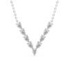 Arrowhead Pear Diamond Necklace