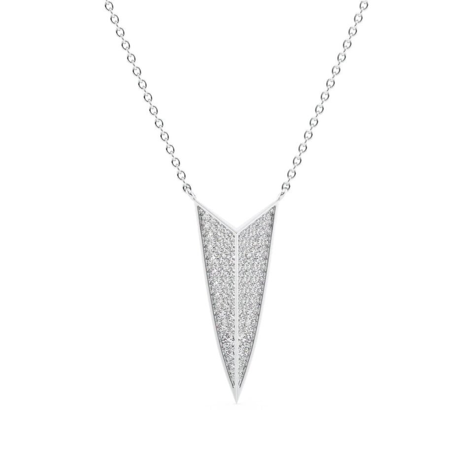 Shaft Pave Necklace