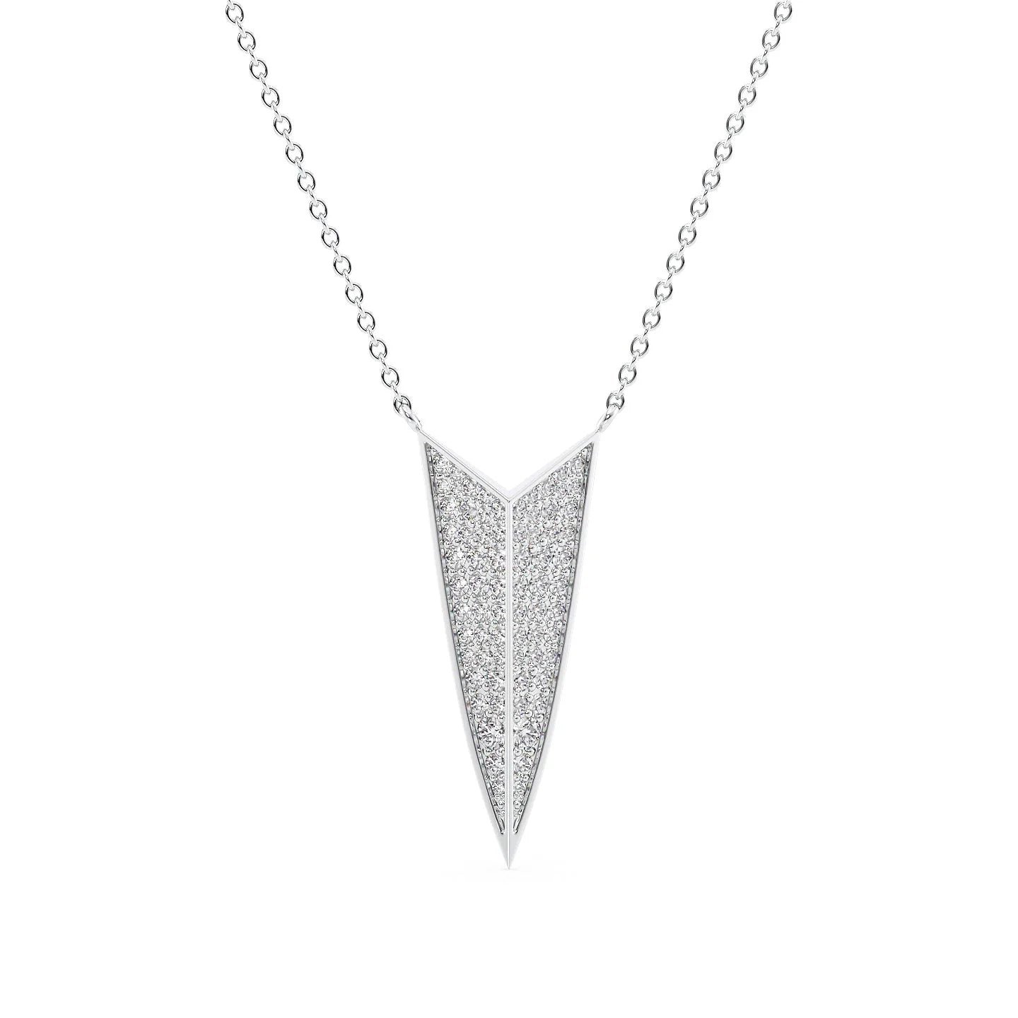 Shaft Pave Necklace