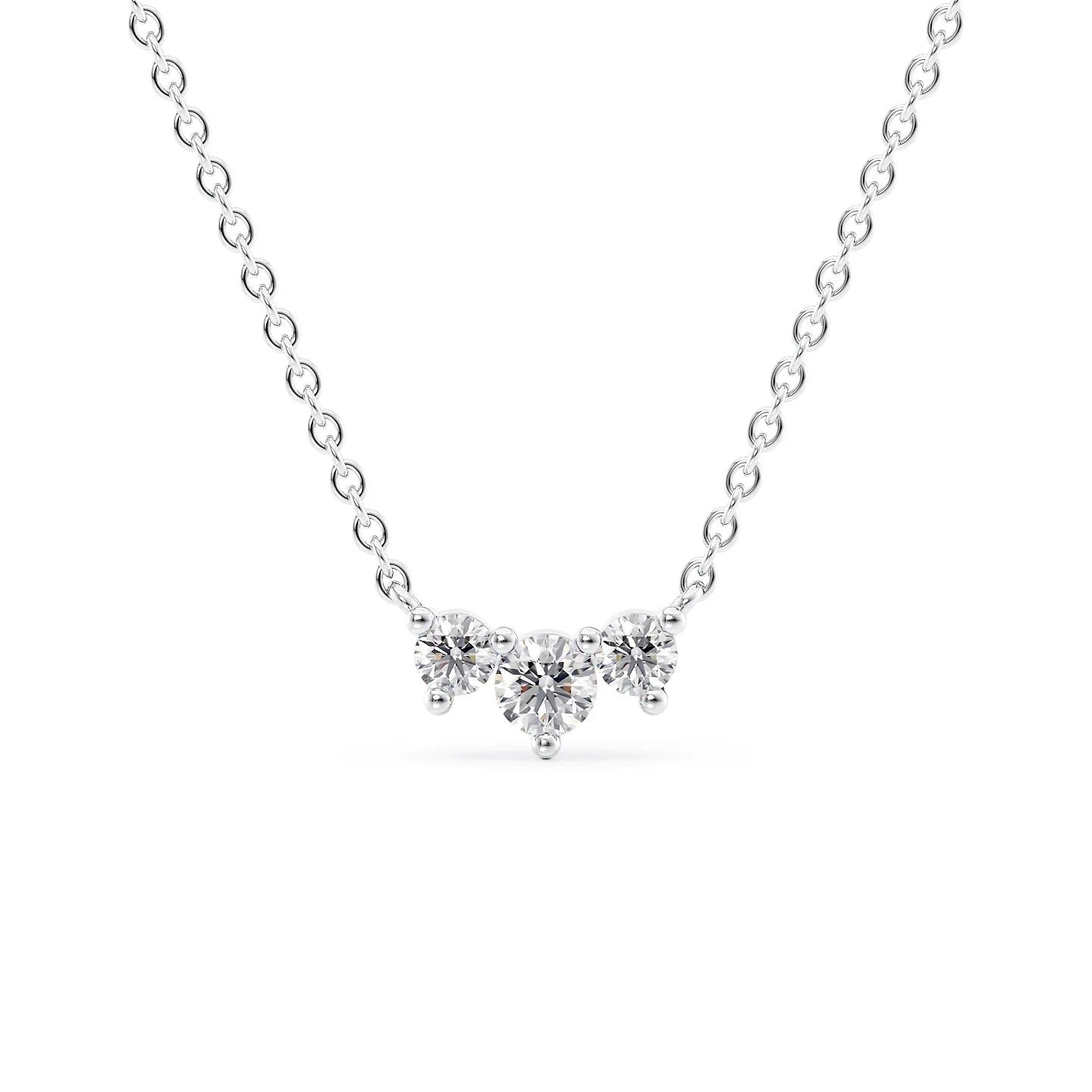 Triad Jewel Charm Necklace