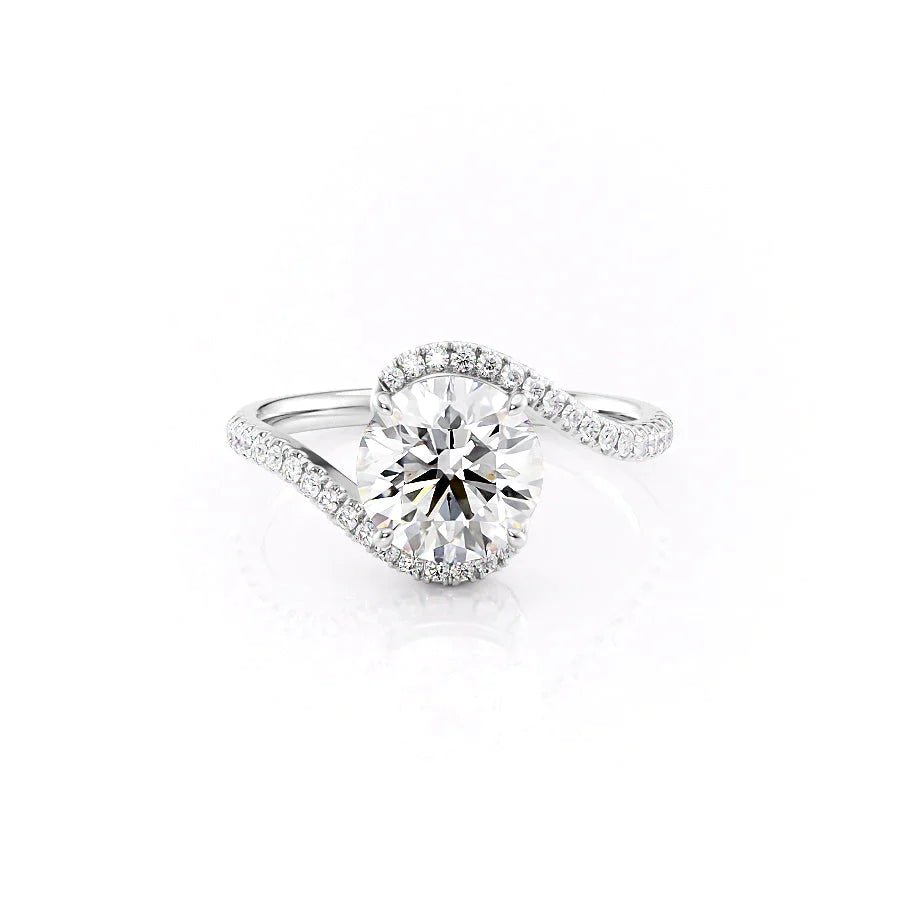 Brilliant Round Semipave Ring