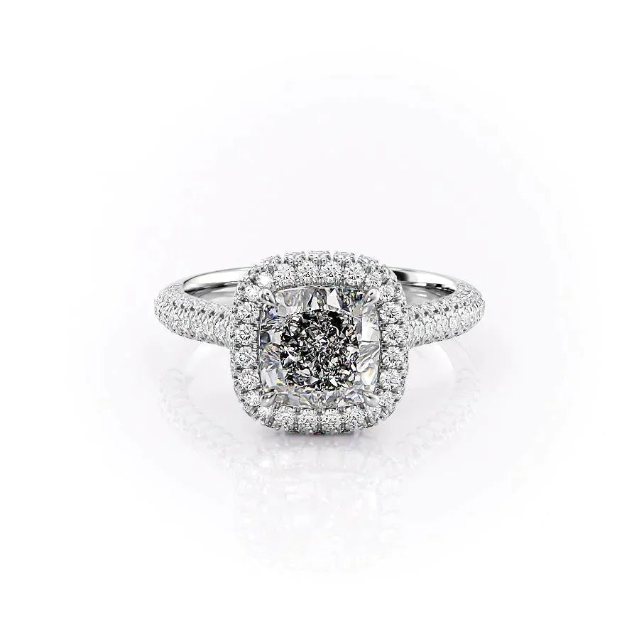 Cushion Diamond Divinity Ring