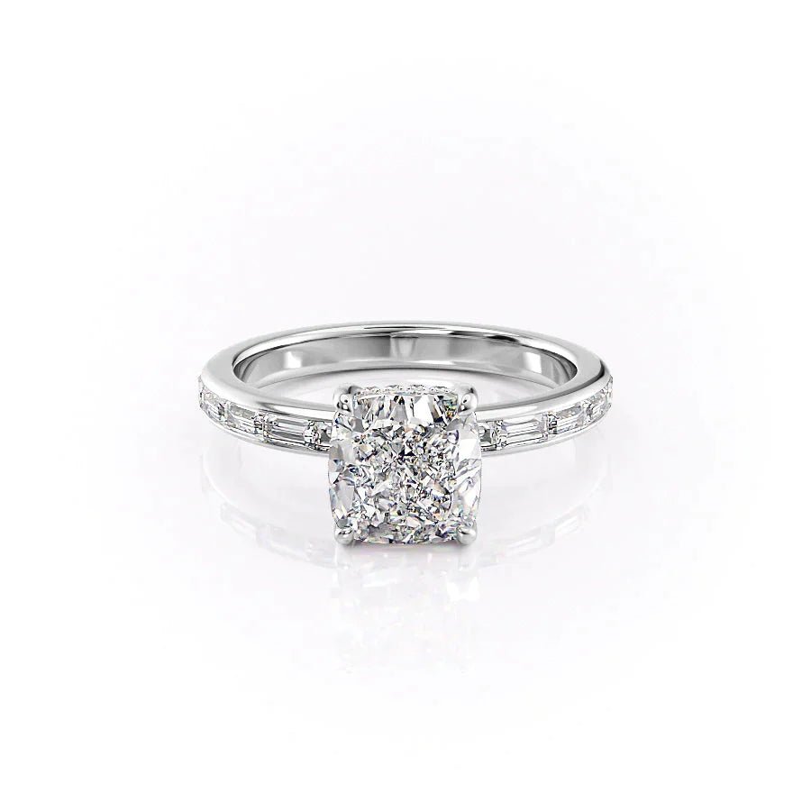 Sophistication Cushion Pave Ring