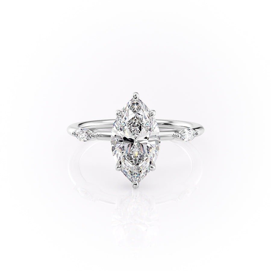 Marquise Charm Ring