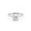 Sparkle Cushion Pave Ring