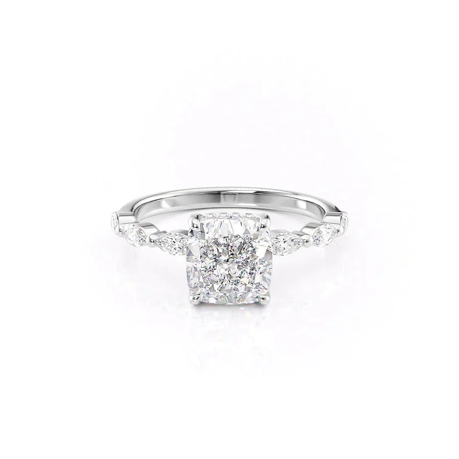 Sparkle Cushion Pave Ring