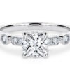 Princess Elegantly Half-Set Ring