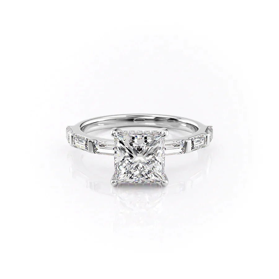 Princess Step-Cut Stones Ring