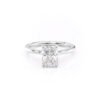 Radiant Glittering Solitaire Ring