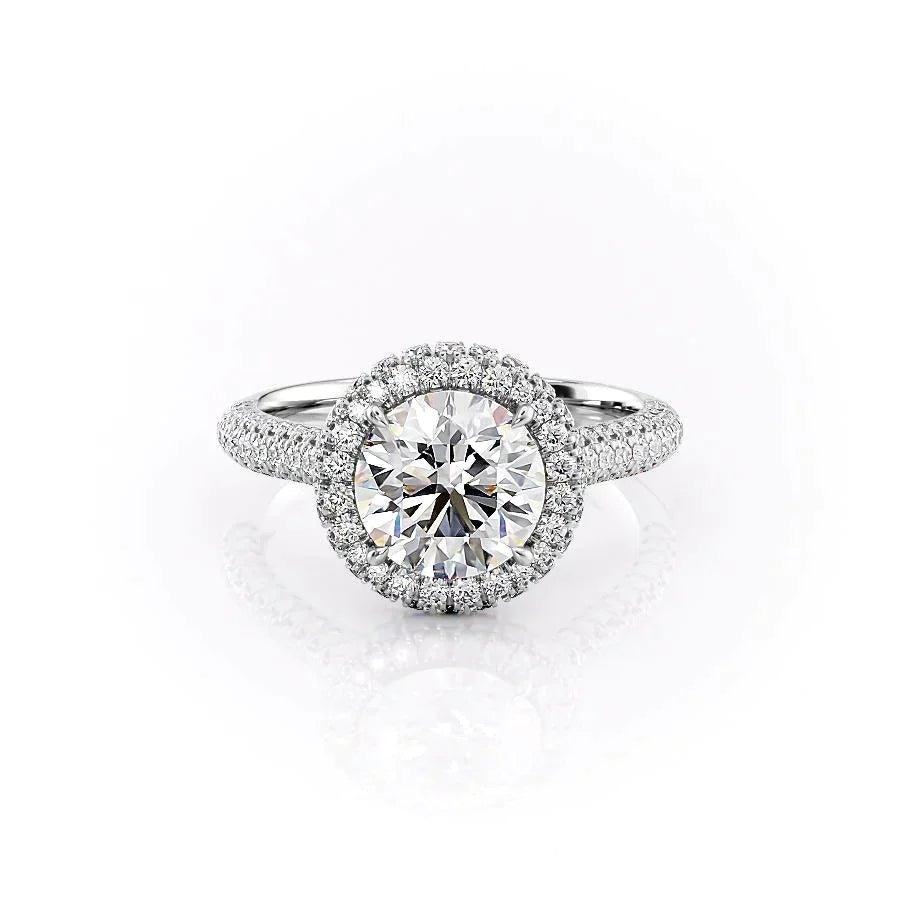 Round Pave Extravagant Ring