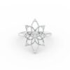 Celestial Harmony Round Diamond Ring