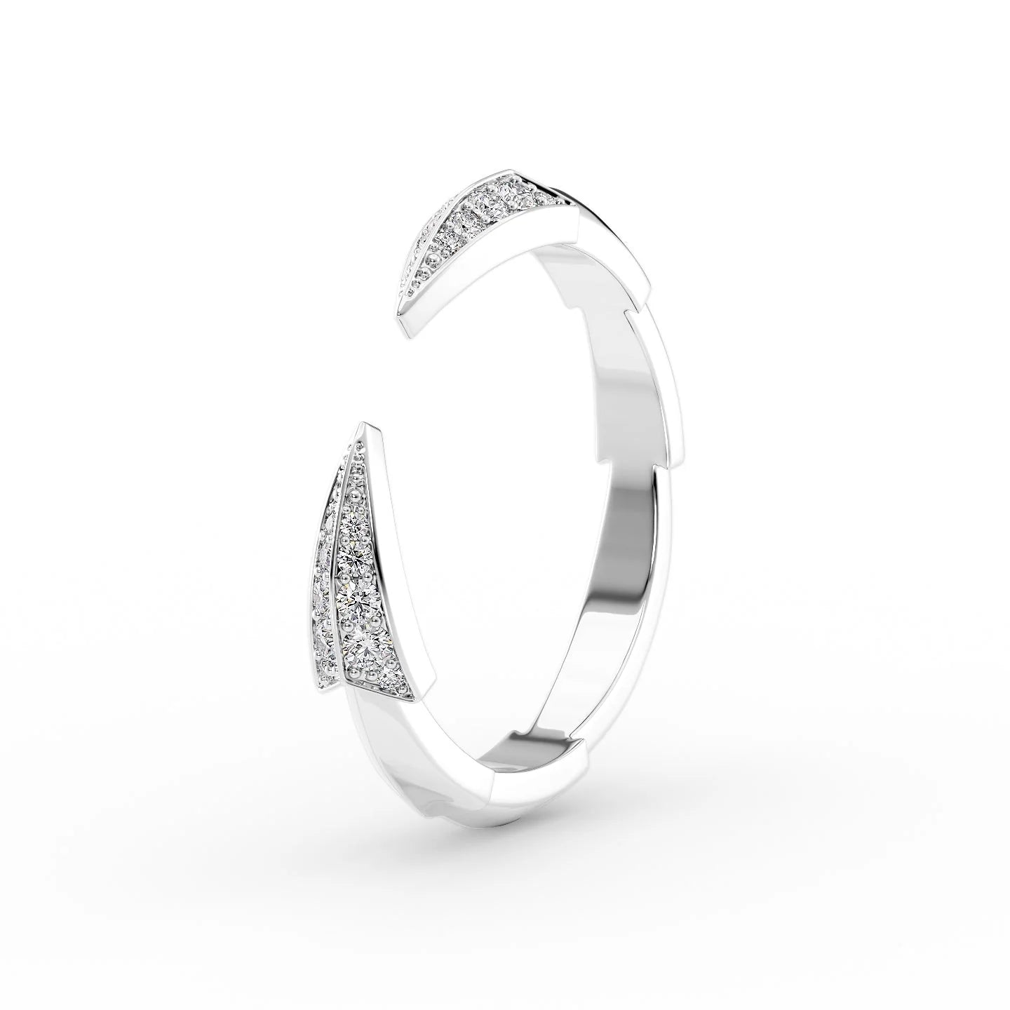 Unbound Arrow Open Round Ring