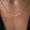 Big Branch Pave Necklace W3