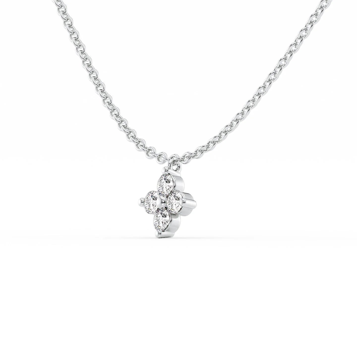 Lucky Clover Gem Necklacem2