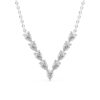 Arrowhead Pear Diamond Necklace