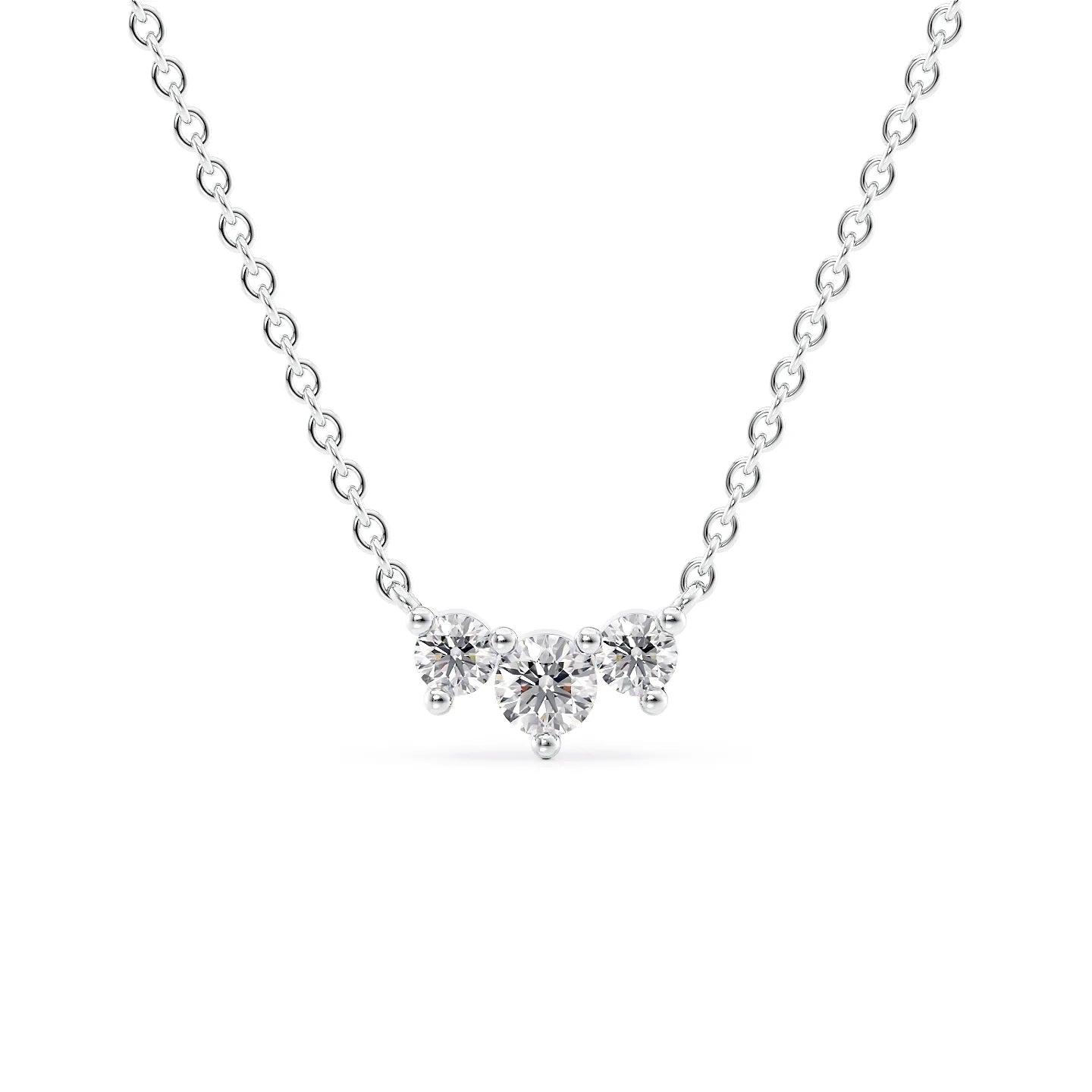 Triad Jewel Charm Necklace