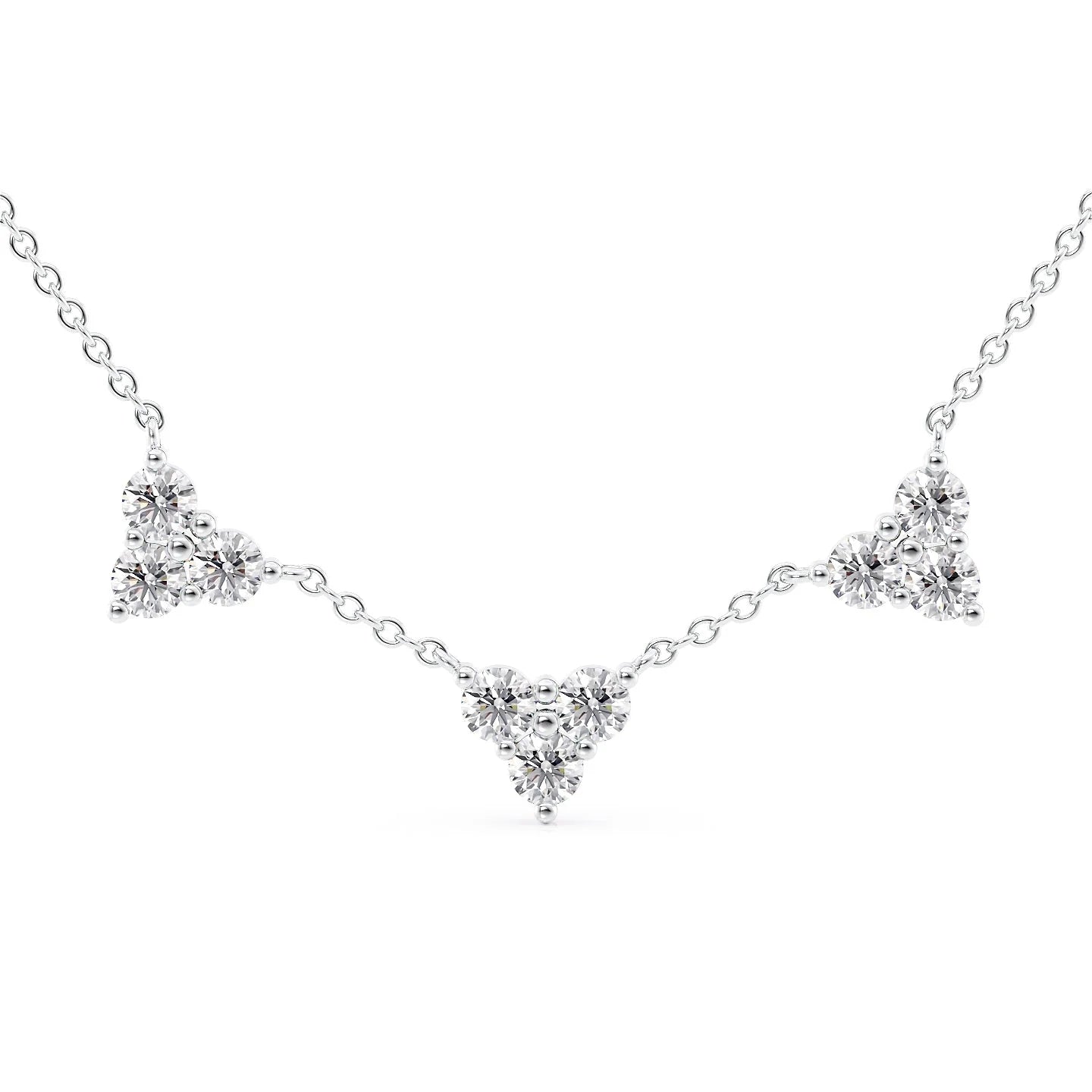 Trio Diamonds Necklace
