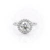 Dazzling Round Halo Ring