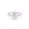 Sparkling Circlet Pear Ring