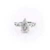 Glinting Glory Pear Twig Ring