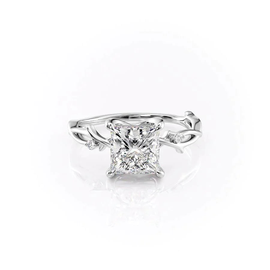 Refined Princess Split Ring