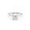 Cushion Showcasing Solitaire Ring