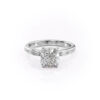 Sophistication Cushion Pave Ring