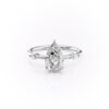 Elegance Pear With Side Stone