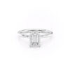 Emerald Sparkle Solitaire Ring