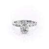 Impeccable Oval Pave Ring