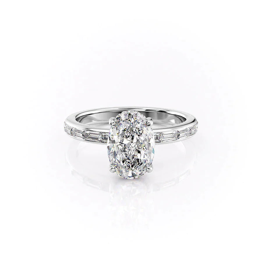 Impeccable Oval Pave Ring
