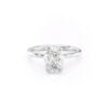 Oval Stretching Solitaire Ring