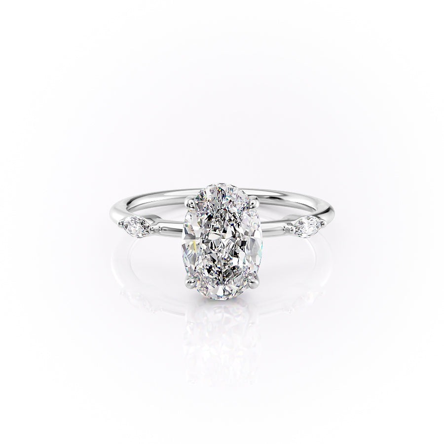Oval Unexpected Pave Ring