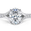 Fancy Oval Diamond Ring