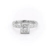 Areya princess Cut Ring