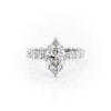 Marquise Vintage Pave Ring