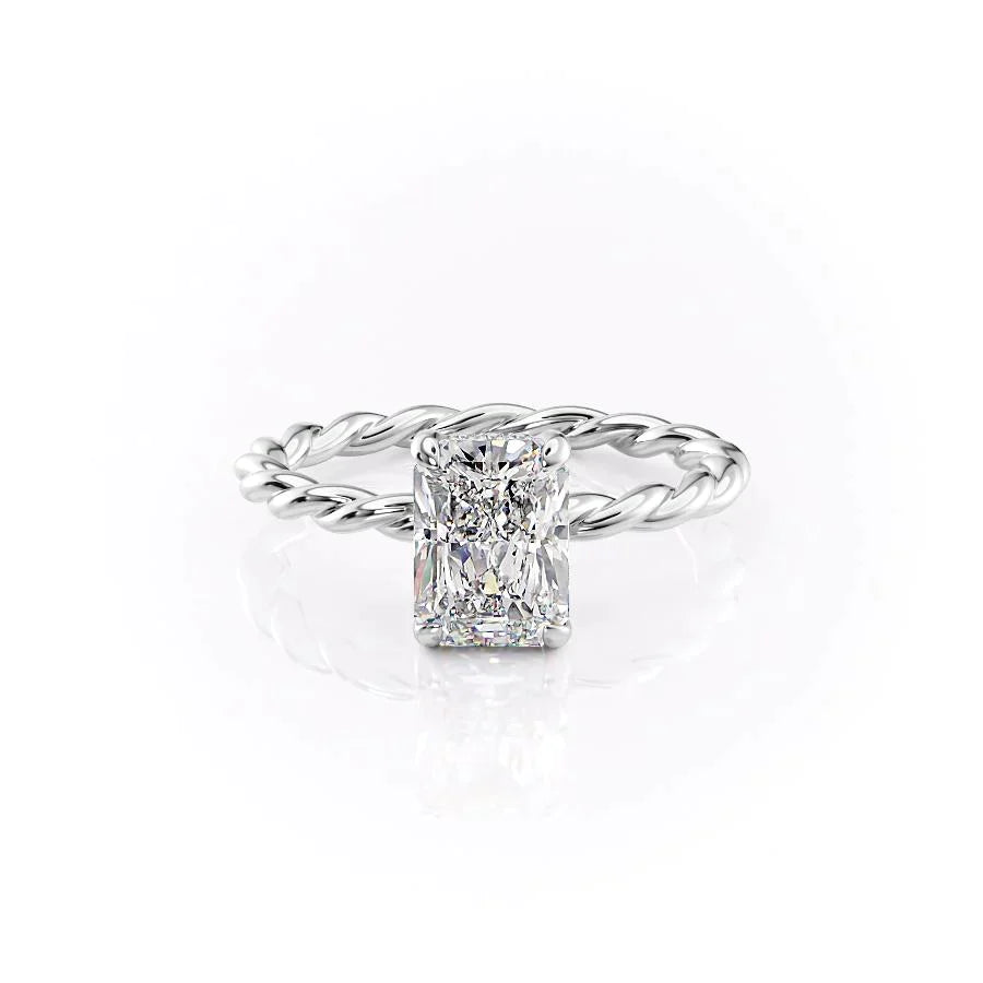 Diadem Radiant Pave Ring