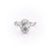 Oval Luminous Halo Ring