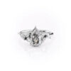 Pear Contrast Diamond Ring