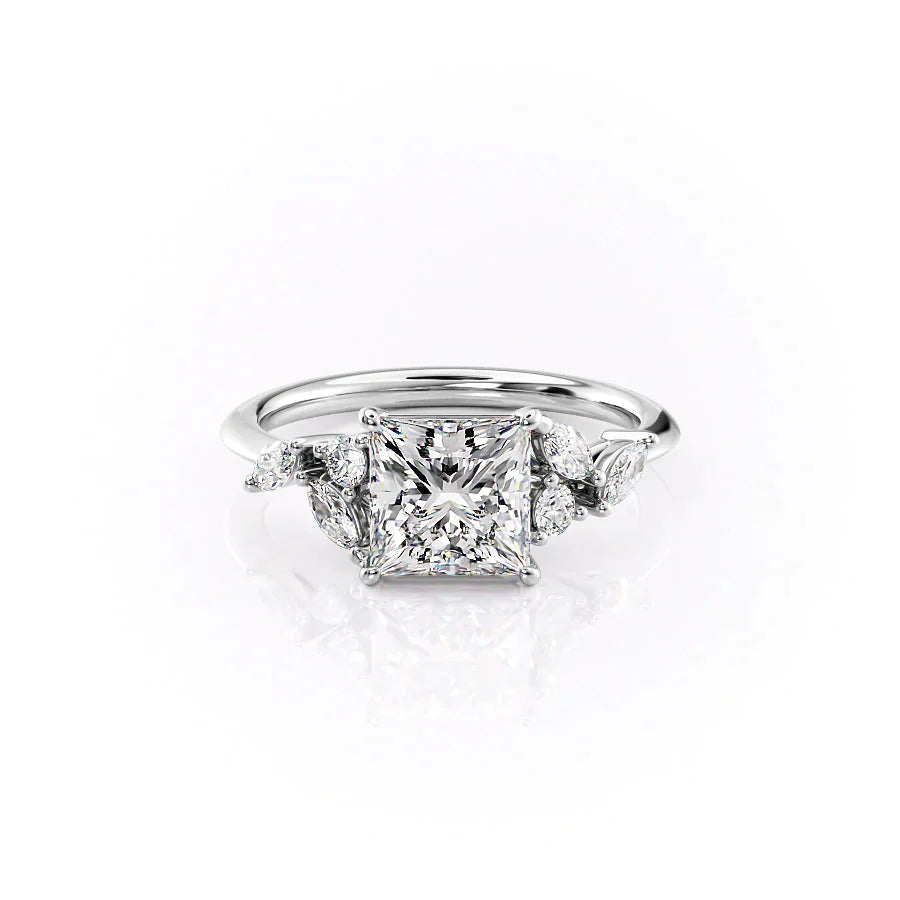 Princess Effortlessly 3 Stone Ring