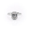Emerald Bezel Charlotte Ring