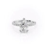 Underneath Pear Pave Ring
