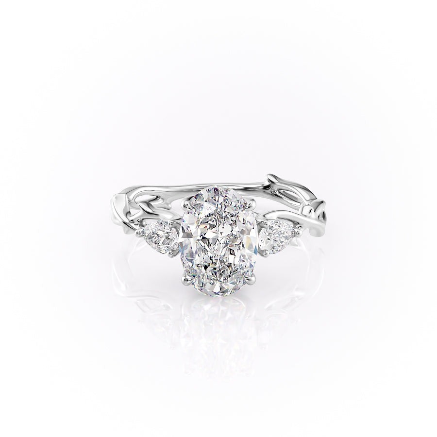 Oval Adorned Ring