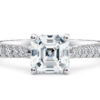 Scintillating Asscher Pave Ring