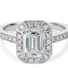 Emerald-Cut Diamond Ring