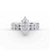 Elegance Marquise Baguette Ring