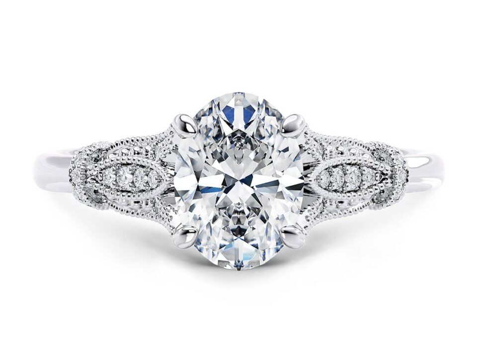 Oval Delicate Vintage Ring